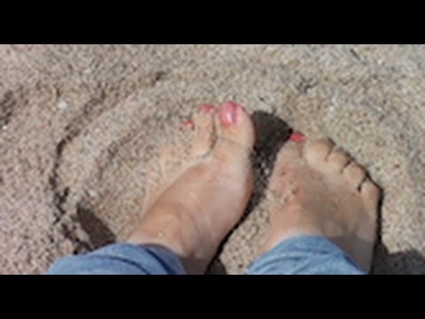 My feet in sand | Ballycastle Beach