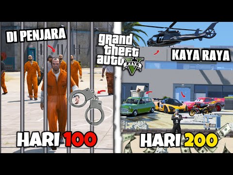 200 HARI DI GTA 5 ! DARI KELUAR PENJARA SAMPE JADI PERAMPOK PALING DITAKUTI DI KOTA - PART 2