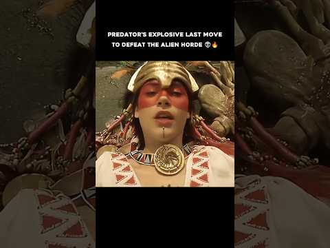 Predator's Final Strike⚔️ | Alien vs Predator👽🔥 #predator #aliens #ytshorts #tranding
