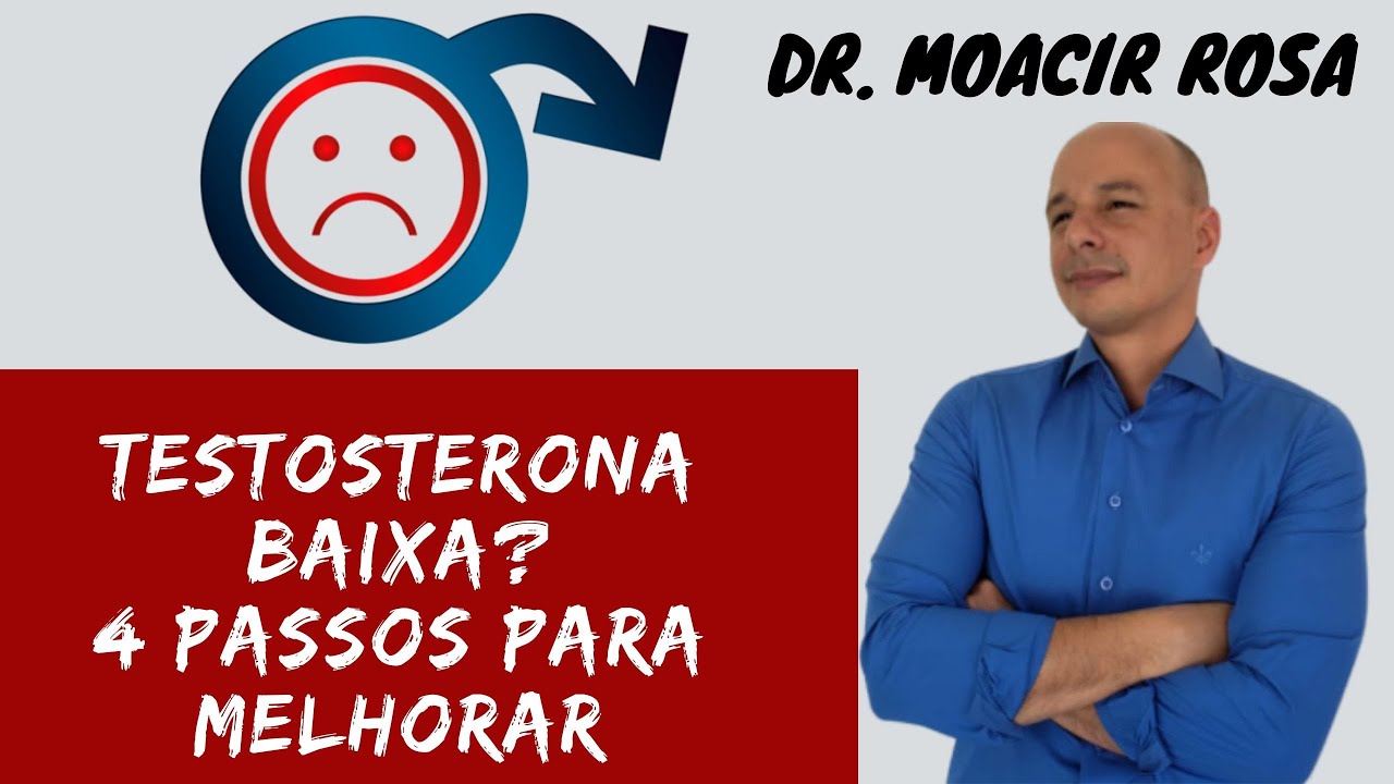 Testosterona Baixa? Como Aumentar a Testosterona  || Dr. Moacir Rosa