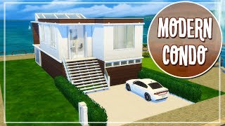 Melissa&#39;s Modern Condo | The Sims 4 CC Speed Build