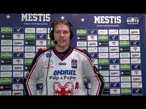 Juuso Walli haastattelussa IPK - SaPKo pelin jälkeen