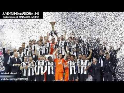 JUVENTUS-SAMPDORIA 5-0 - Radiocronaca di Francesco Marino (14/5/2016) Rai Radio 1