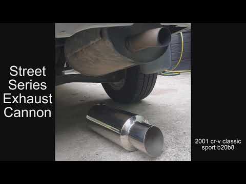 2001 CR V Muffler Comparison With Exhaust Cannon