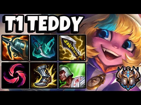 T1 Teddy TRISTANA vs JINX [ ADC ] Patch 11.4 Ranked Korea ✅