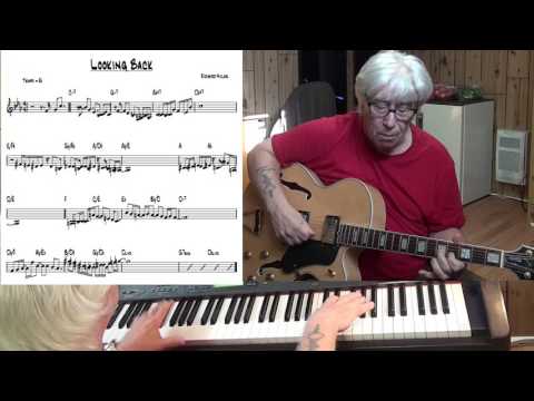 Looking Back - Jazz guitar & piano cover ( Richard Niles )