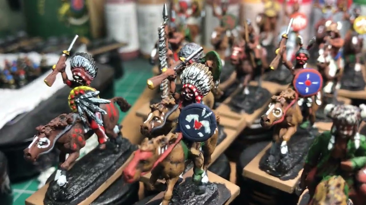 Part 2 -Plains Indians  Horse tones, flesh tones and war paint!