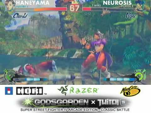 Haneyama (Chun-Li) vs Shungoku Neurosis (Dictator) - Godsgarden Classic Battle