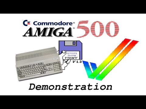 Commodore Amiga 500 Demonstration | Booting into Workbench and playing Games!