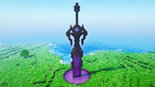 Minecraft Sword Portal Tutorial - How to Build a Nether Sword Portal in Minecraft 1.21
