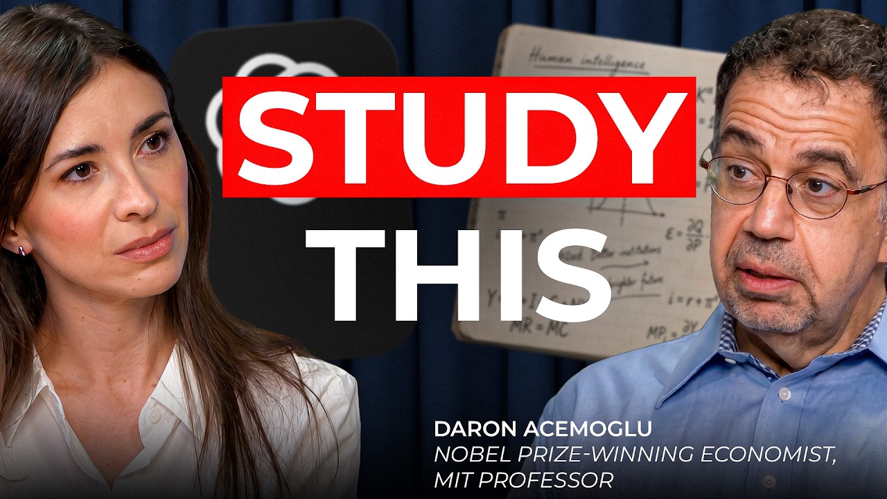 Daron Acemoglu, MIT Economist and 2024 Nobel Laureate in Economic Sciences, interviewed by Marina Mogilko on the Silicon Valley Girl Podcast