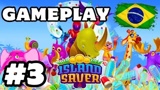 Island Saver no Xbox Series Jogo Divertido GAMEPLAY PT BR Liberando Animais e Colorindo Episódio #3