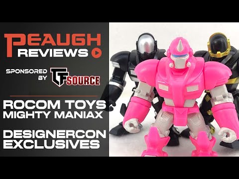Video Review: Rocom Toys - MIGHTY MANIAX DesignerCon Exclusives!