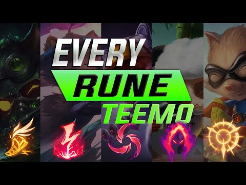*TEEMO MOVIE*  CLIMB ON TEEMO IN ANY ELO WITH EVERY RUNE - League of Legends