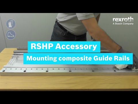 [EN] Bosch Rexroth: Linear Guides - Mounting composite guide rail (How-To)