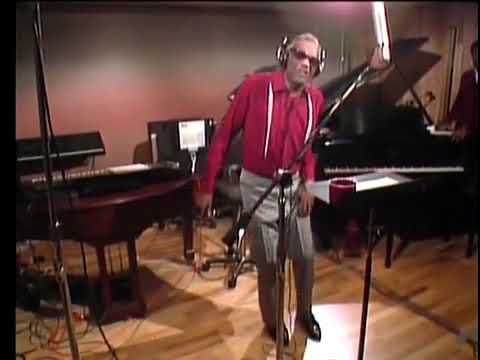 Ray Charles gravant We Are the World
