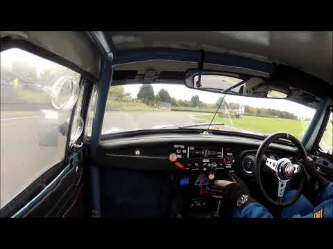 MGB in part1 of GT&SCC race - Castle Combe 6th October 2018