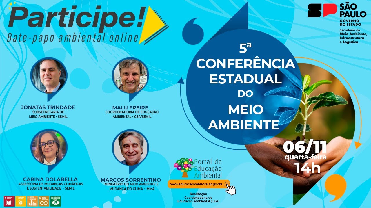 Participe! 5ª Conferência Estadual de Meio Ambiente
