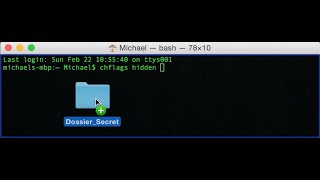Comment cacher mes dossiers et mes fichiers secret dans MacBook