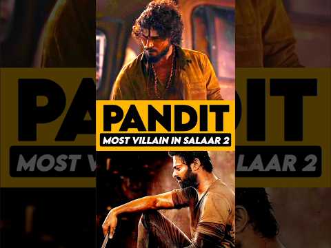 Pandit Mysterious Character in Salaar Hints at a Bigger Villain in Salaar 2 #pandit #salaar #shorts