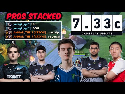 Miracle QOP MIDLANE - SERVER EU PROS STAKCED Dota 2 (ATF Yuragi Yatoro Whitemon) pro Gameplay