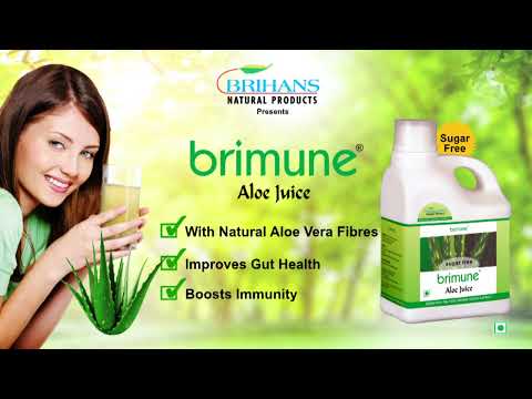 Brimune Aloe Vera Juice Ad | Brihans Natural Products