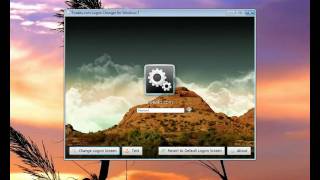 preview picture of video 'Windows 7 Tip : How to Change Logon Screen'