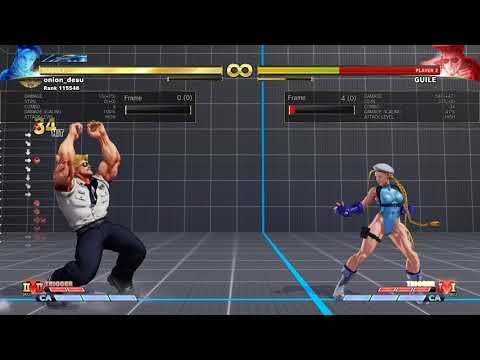 Cammy max damage EX dp punish (540 damage)