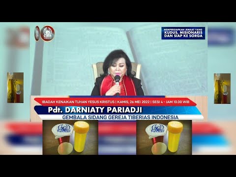 Ibu Gembala Pdt Darniaty Pariadji, Makna Kenaikan Tuhan Yesus Kristus Ke Sorga ❤️