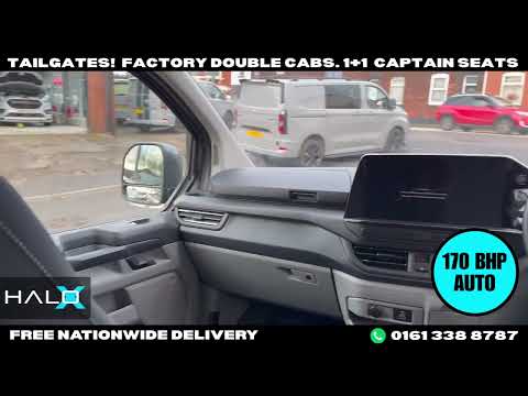 Thumbnail for Ford Custom Factory Double Cabs With Tailgate - Manchester Van Sales by Ford Custom
