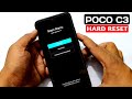 POCO C3 Hard Reset |Pattern Unlock |Factory Reset Easy Trick With Keys