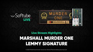 Video thumbnail for Live Highlight: Marshall Murder One Lemmy Signature – Softube by SoftubeStudios
