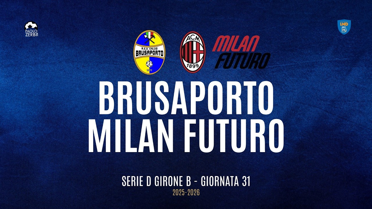 [HIGHLIGHTS] Serie D Girone B 25/26 | Giornata 31 | Brusaporto - Milan Futuro