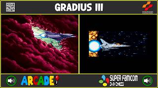 Ending エンディング (Arcade vs. SFC) 🎞️ | Gradius III グラディウスIII: 伝説から神話へ [4K]