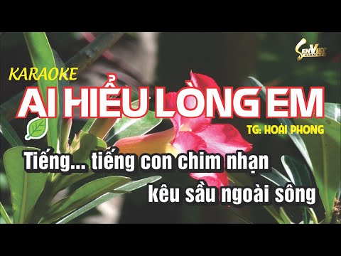 Ai hiểu lòng em (karaoke) - Trăng thu dạ khúc - Beat phối hay || TG: Hoài Phong