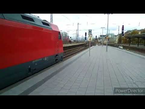 Mitfahrt im IC 1916 von Stuttgart Hbf nach Düsseldorf Hbf im Zeitraffer