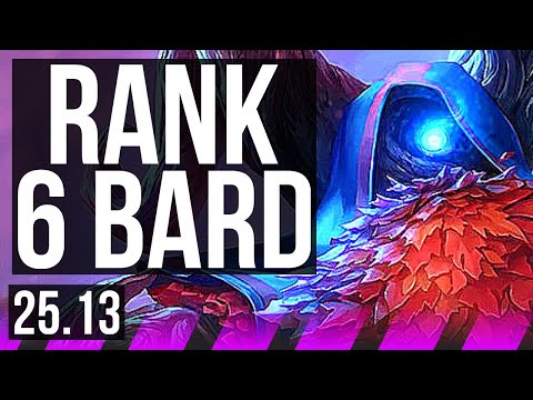 BARD & Kai'Sa vs TAHM KENCH & Senna (SUP) | Rank 6 Bard, 7/2/14, 900+ games | EUW Challenger | 25.13