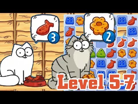 Play Simon's Cat  level 5 to level 7 game for kids