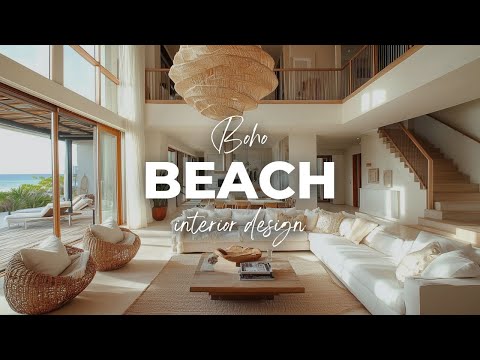 Boho Beach Interior Design : The One Style That Feels Like a Vacation Every Day [4K]