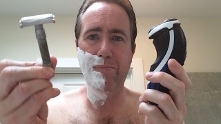 Electric Razor Shaving vs Safety Razor Shaving