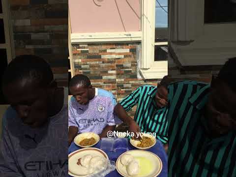 Watch this Twins eating Fufu challenge winner get 5k loser get wet.(I own no right to this song).