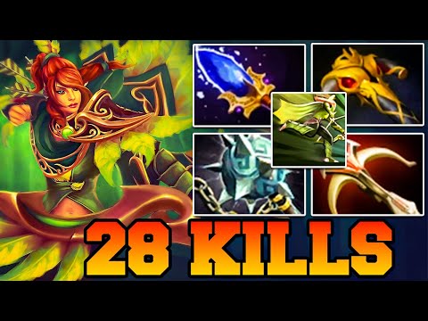 WindRanger Dota 2 Carry 7.33 Meta With 28 Kills Offlane Guide Build Carry Tutorial Pro Gameplay