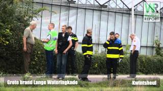 preview picture of video 'Grote Brand Lange Wateringkade Kwintsheul'