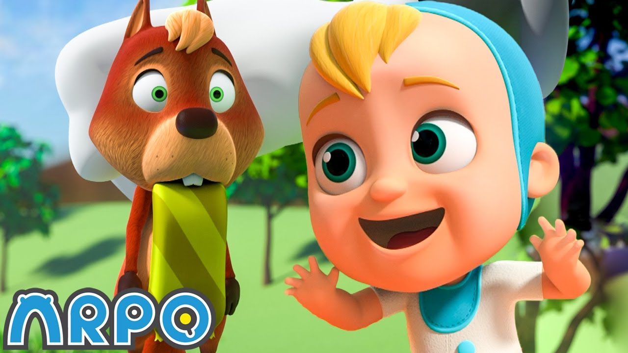 リスをおいかけろ！ | ロボットのアルポ | 幼児向けアニメ| 教育アニメ