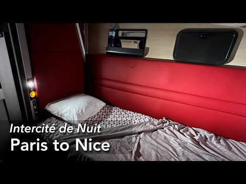 Paris to Nice by Intercité de Nuit