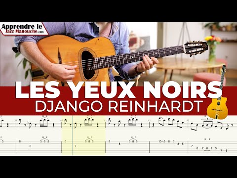 Les Yeux Noirs version Django Reinhardt - Solo et tablature (Gyspy jazz free tab)