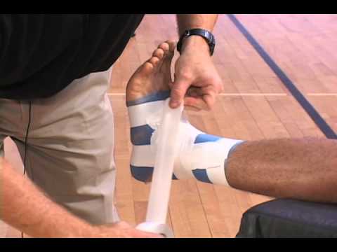 How to Tape an Ankle (Quick & Easy Demonstration)