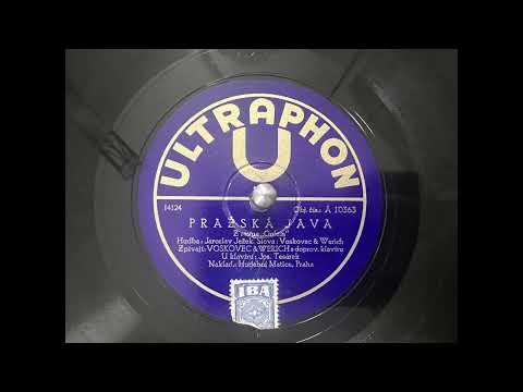 PRAŽSKÁ JAVA, Voskovec a Werich, 78rpm