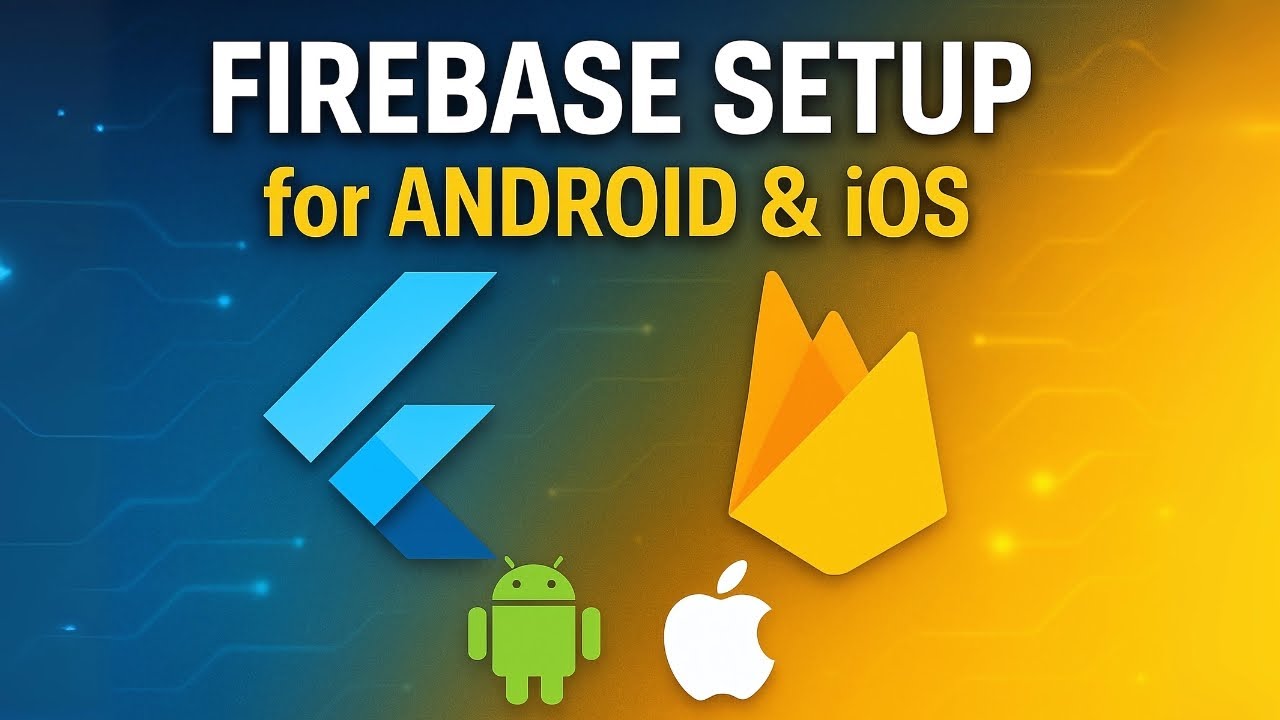 Firebase Integration Futter | Flutter Firebase Setup 2025 For Android and IOS