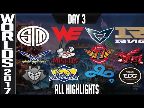 World Championship 2017 Highlights ALL GAMES Day 3 Groups - ALL Kills & Objectives Day 3 Worlds 2017